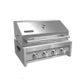 Einbau-Gasgrill mit 4 Brennern für den Außenbereich